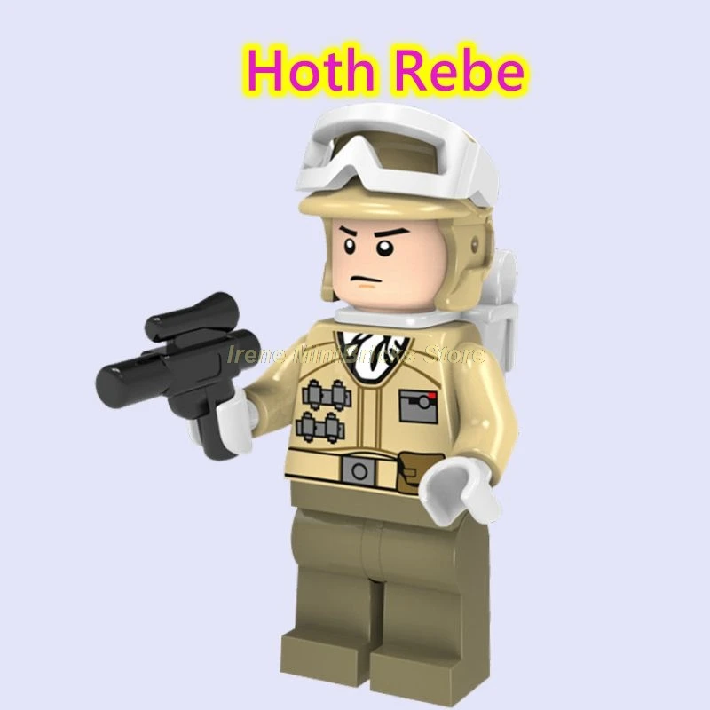 Hoth Rebe Звездные Войны Изгой Один Jyn Cassian Andor K2SO StarWars Obi Wan Kenbobi первый заказ игрушки для детей звездные войны строительные блоки - Цвет: Hoth Rebe