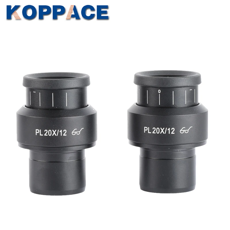 Бинокулярный микроскоп KOPPACE окуляр 2 шт. PL20X/12 широкое поле точка зрения 30 мм с