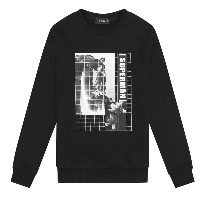Gxg. джинсы мужские зимние модные Тонкий Молодежи Круглый воротник набор