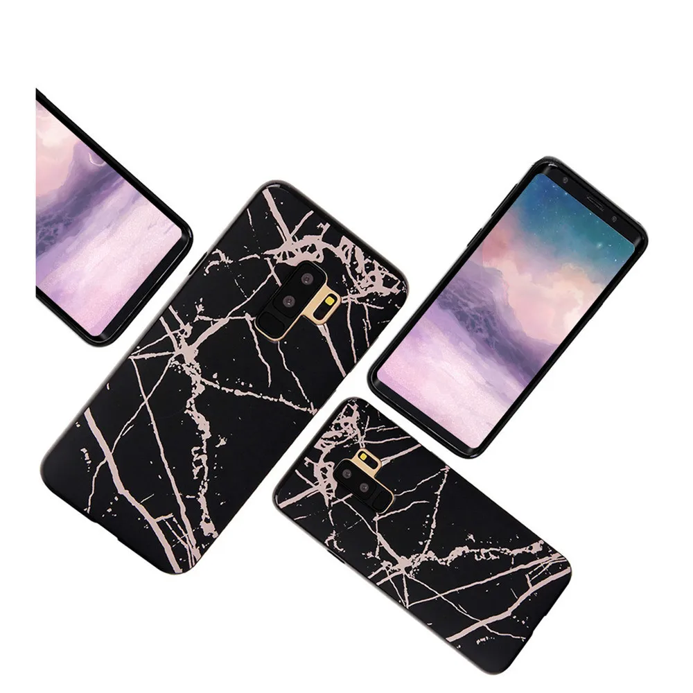 Яркий Мрамор Роскошные Гранит Текстура золотой телефона чехол на samsung Galaxy S9 S8