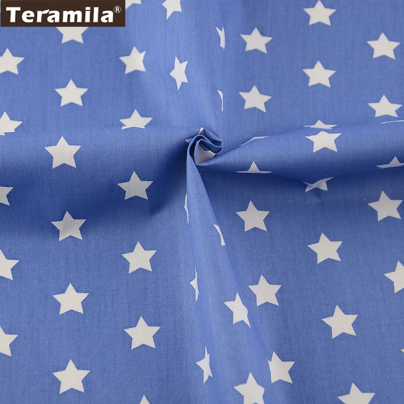 2017 звезд дизайн дневная темно синяя ткань Квилтинг лоскутное шитье для рубашки