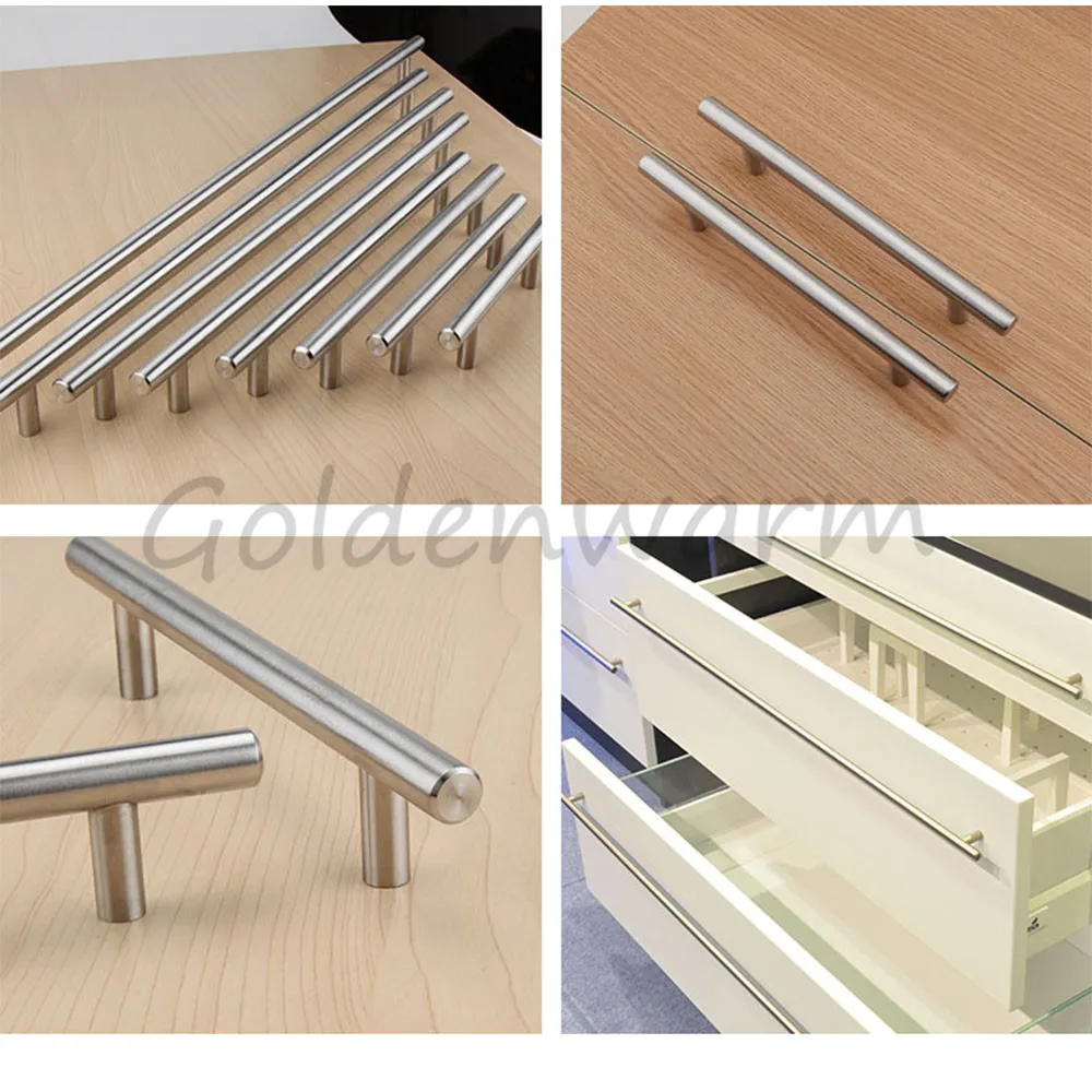 Мебельная фурнитура Goldenwarm из матового никеля мебельные ручки нержавеющей стали