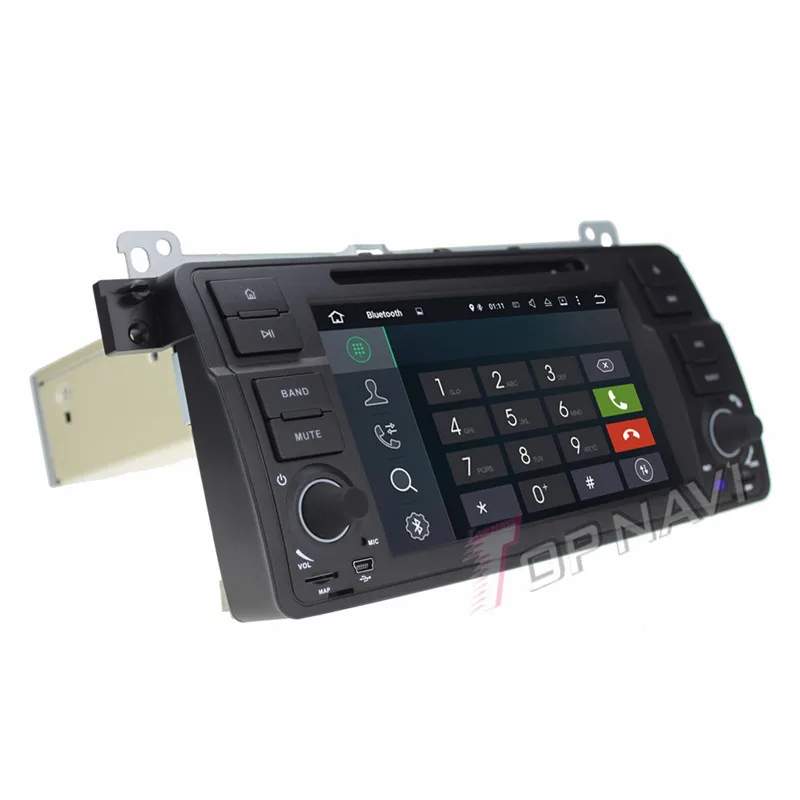 Topnavi Android 7 1 автомобильный dvd плеер для BMW 3 серии E46 (1998 1999 2000 2001 2006)/M3/MGZT 7/Rover75 (2001 2004)