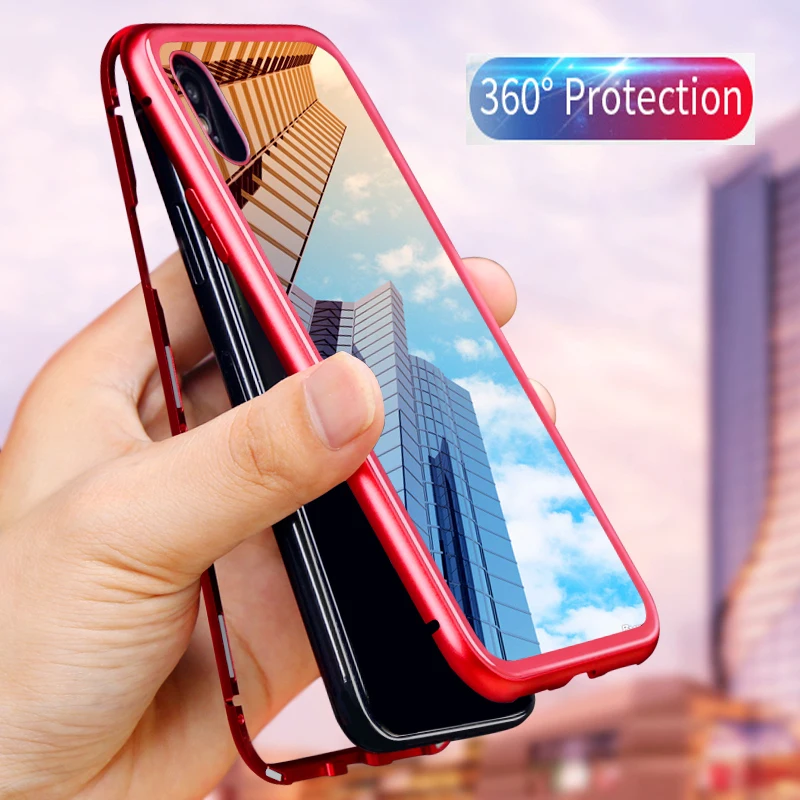 Чехол для iphone 8 plus чехол 7 чехол-книжка с магнитной адсорбцией телефона 6 s x Coque