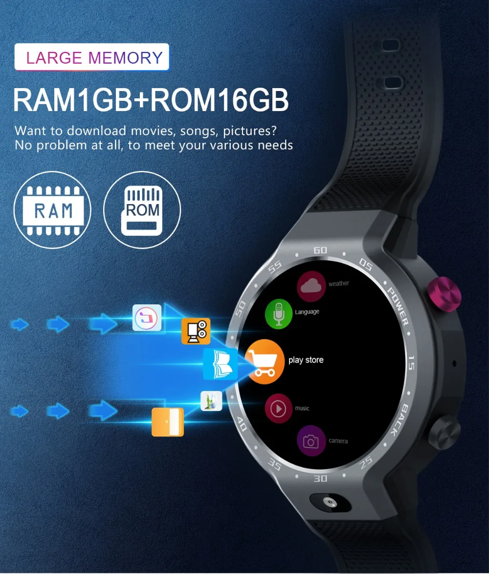 696 Z30 новые умные часы Android 7,1 5MP двойная система 4G Смарт часы телефон фронтальная камера 600 мАч поддержка GPS Wi-Fi сердечного ритма