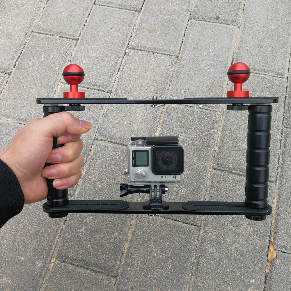 Ручной подводный дайвинг погружение крепление лоток для sony Gopro SJCAM Экшн камеры и мини Camcoder