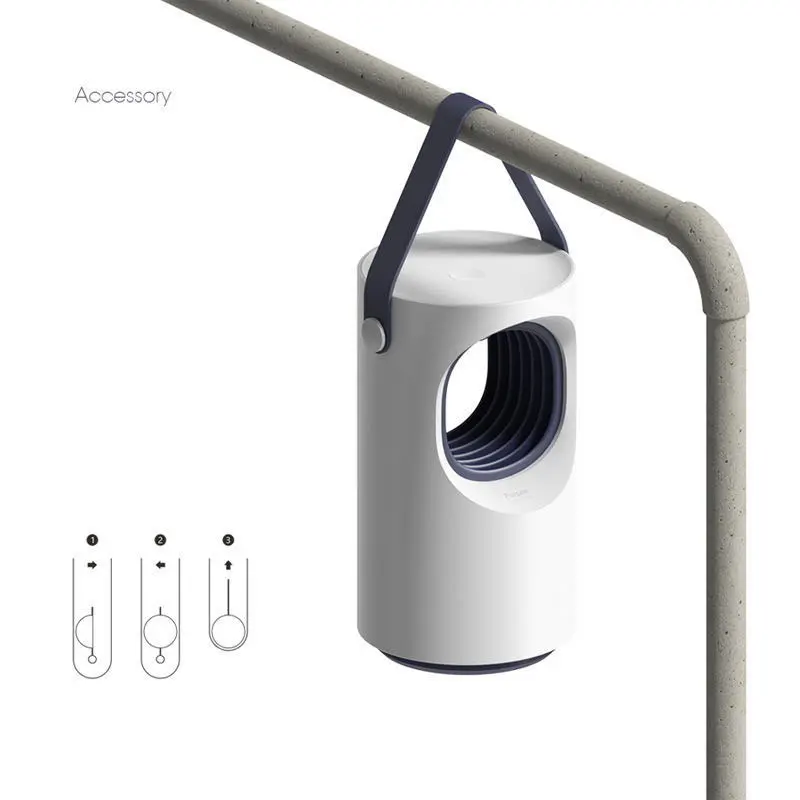 2018 New Design Portable Mosquito Killer Lamp Purple Vortex LED Electronic Trap Pest Repeller Radiation-free | Лампы и освещение