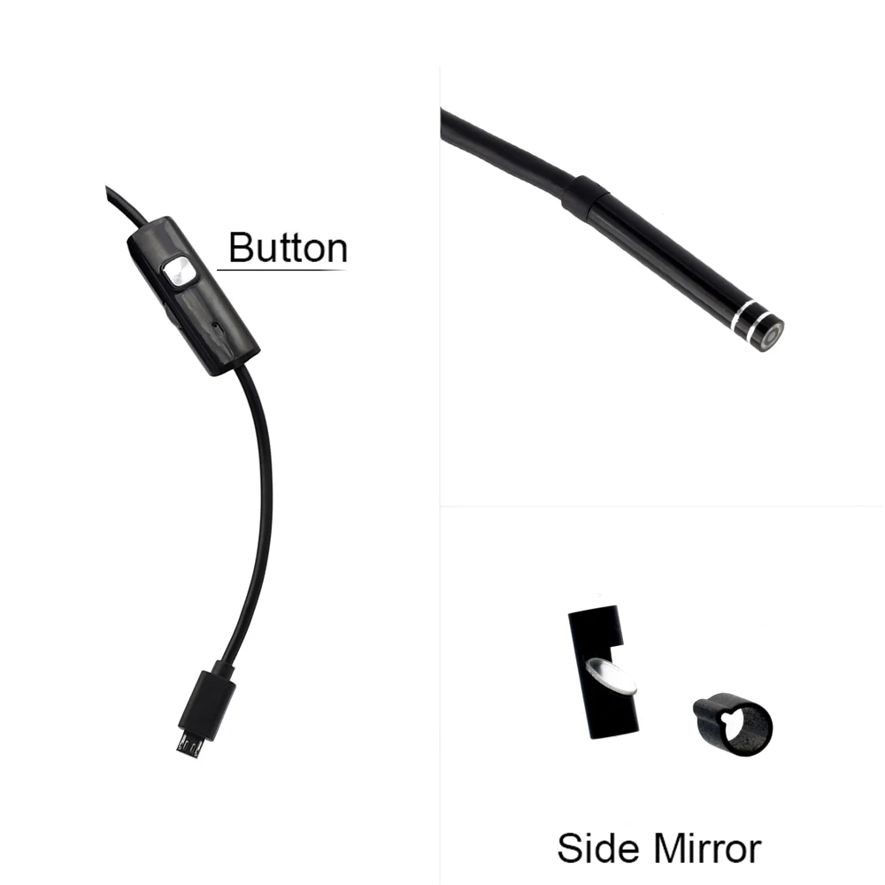 7 мм Android USB эндоскоп автомобильный usb бороскоп трубка с камерой кабельный рукав