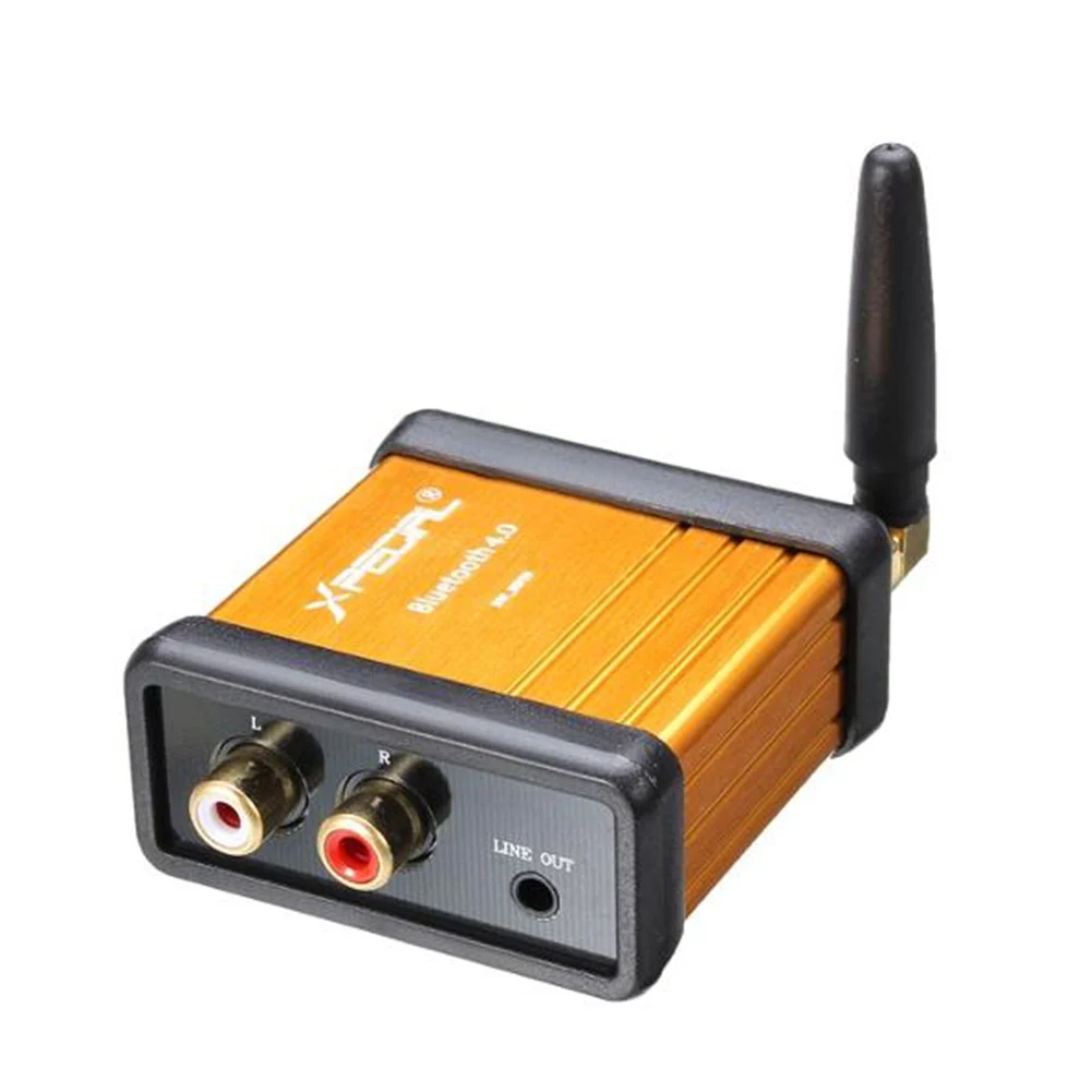 Aluminum Anode USB Gold HIFI-Class Amplifier Handsfree Board Bluetooth 4.2 Kit Audio Receiver Car Stereo Modify Box Accessories |