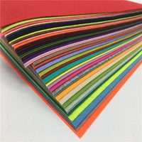 40pcsset 40 colors polyester felt fabric cloth diy handmade sewing home decor material thickness 1mm mix color