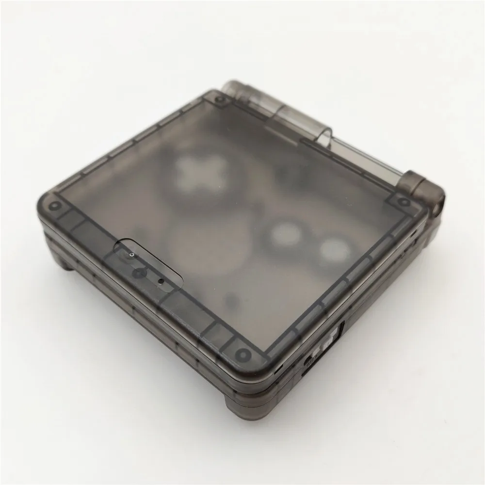 Прозрачный черный прозрачный корпус Корпуса для nintendo для GBA SP ДЛЯ Gameboy Advance SP консоли