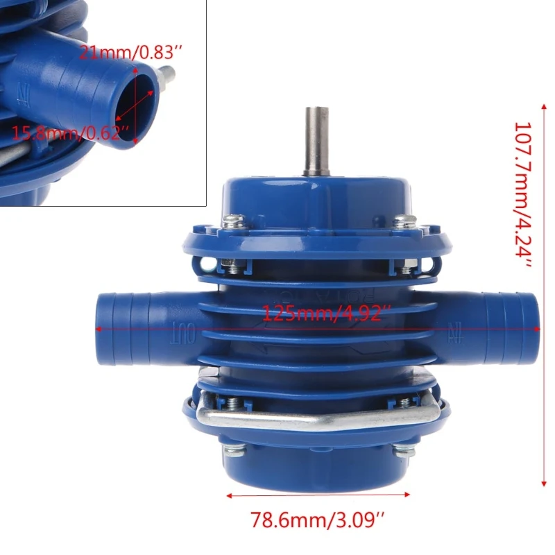 

Heavy Duty Self-Priming Hand Electric Drill Water Pump Home Garden Centrifugal