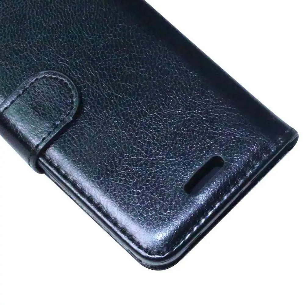 Чехол для lenovo A 7010, A7010, a48, A7010a48, кошелек, флип, кожаный чехол для телефона, для lenovo Vibe X3 Lite X 3, X3lite, K4note, K4 K, 4 note - Цвет: Black