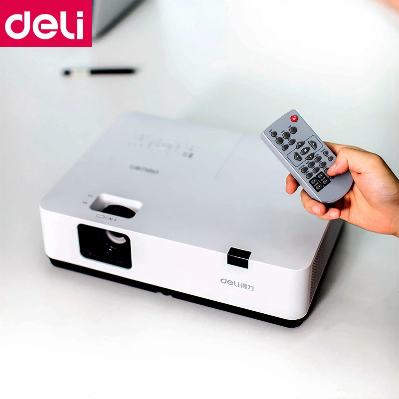DELI DPS X130 профессиональный проектор высокой четкости 1024P обучающий прибор для