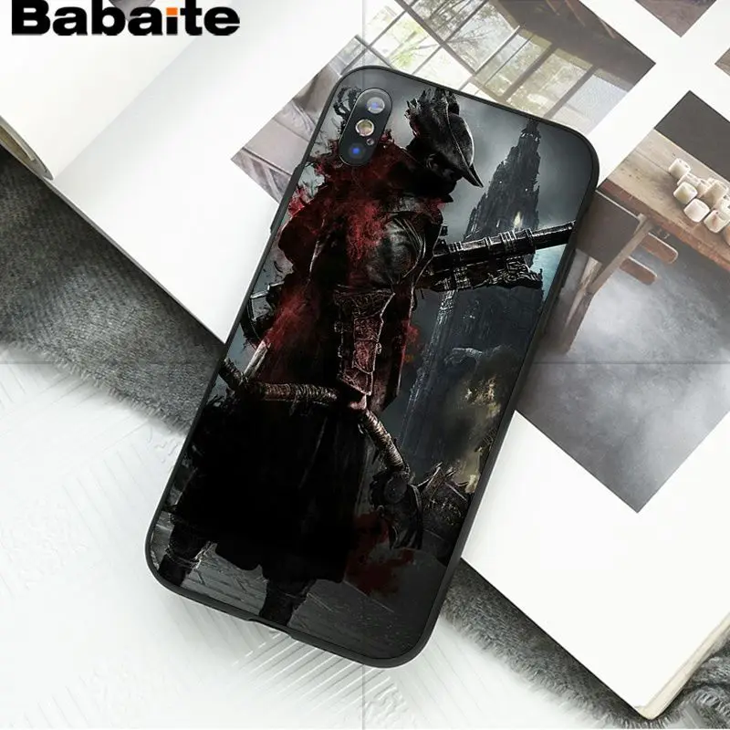 Роскошный высококачественный защитный чехол Babaite bloodborne DIY для мобильных телефонов Apple iPhone 8 7 6 6S Plus X XS MAX 5 5S SE XR - Цвет: 3
