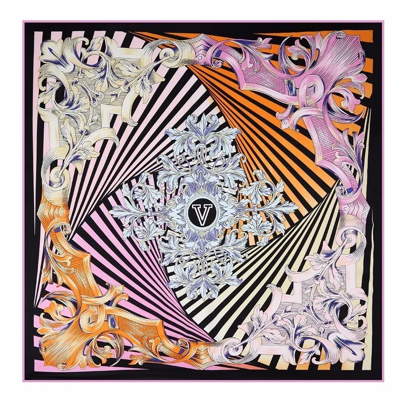 RenYvtil 2018 100% шелк Женский Большой традиционный Пашмина богемный цветочный принт