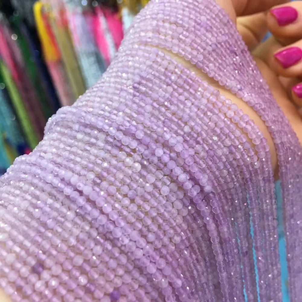 Маленькие бусины из натурального камня, бусины из Лабрадорита, 2 мм, 3 мм, 4 мм, разделенные бусины для изготовления ювелирных изделий, ожерелья, браслетов своими руками