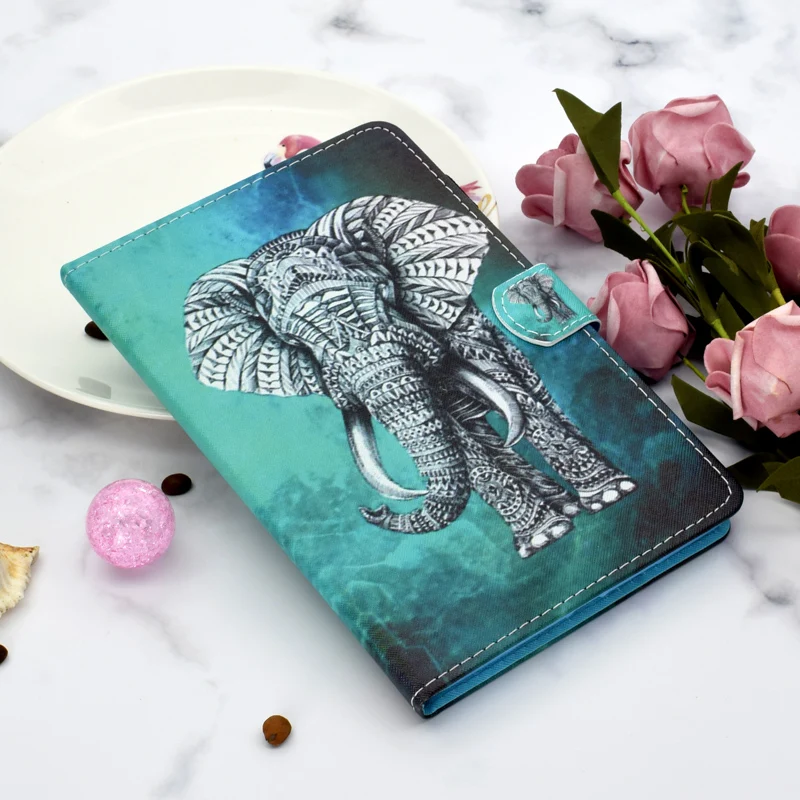Милый чехол для планшета для Amazon Kindle Fire HD 7 8 10 Kindle 10th Paperwhite 1 2 3 Стенд Флип кожаный чехол