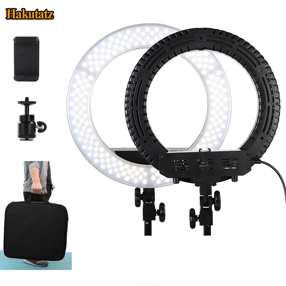 

42W Digital Photographic Studio Ring Light 3200K-5500K With LED Camera Photo Dimmable LED lighting 110-240V Wide-band Voltage