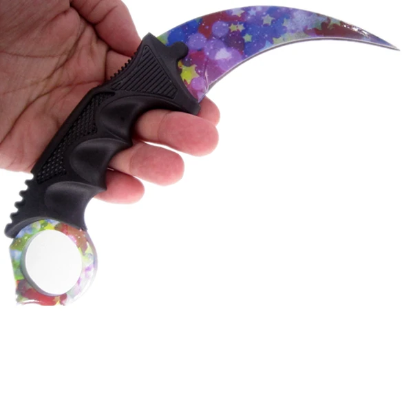 Rainbow Star CS hawkbill тактический нож для самообороны GO counter strike атакующий Коготь karambit шейный нож настоящий боевой бой лагерь Поход на открытом воздухе - Цвет: Rainbow Star