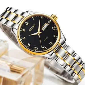 Женские часы 2020, брендовые роскошные женские часы из нержавеющей стали, светящиеся кварцевые женские часы с датой, женские водонепроницаемые наручные часы с кожаным ремешком