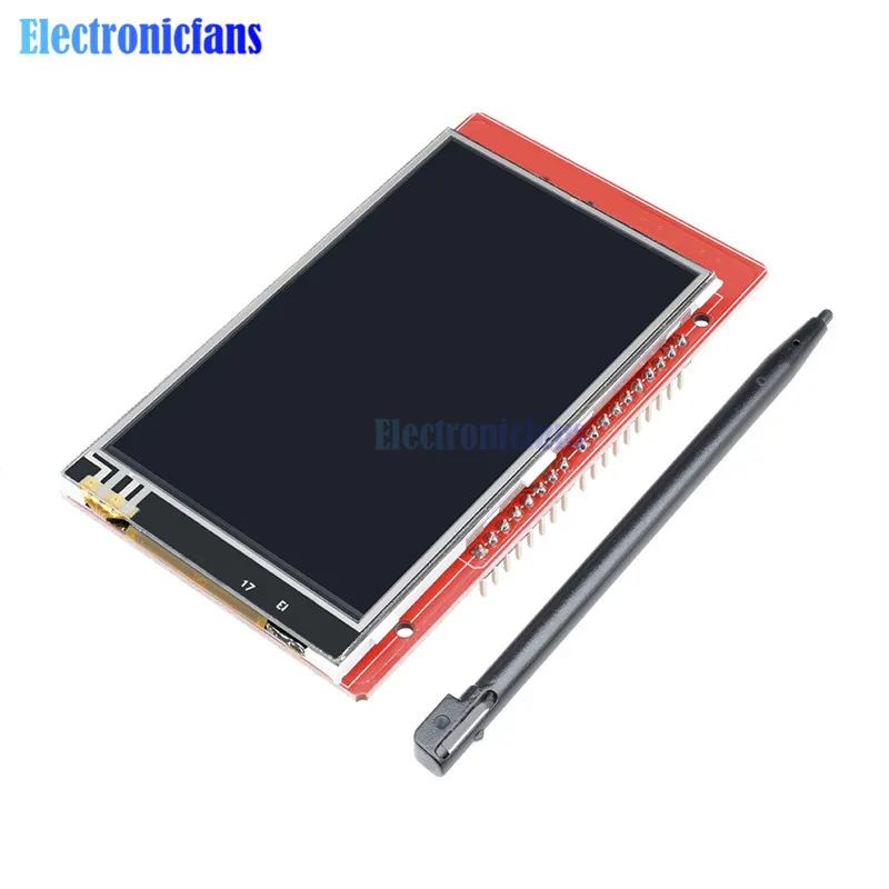 

5V / 3.3V 3.2 inch 240X400 TFT LCD Touch Screen Expansion Shield LED Display Module For Arduino With Touch Pen 3.2" LED Display