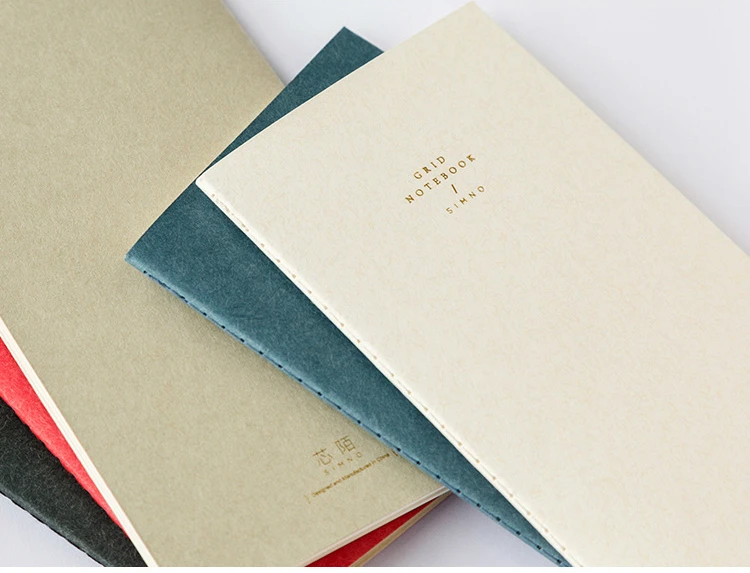 Japanese Vintage Journal Filler Paper Insert Refill for Midori Traveler Notebook Standard Portable Grid Line Kraft Blank Planner
