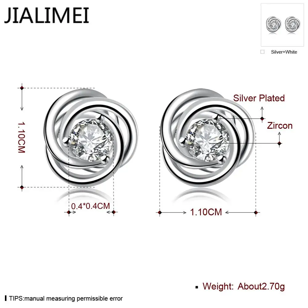 Рождественский подарок! Оптовая продажа 925 серебряные серьги ювелирные изделия