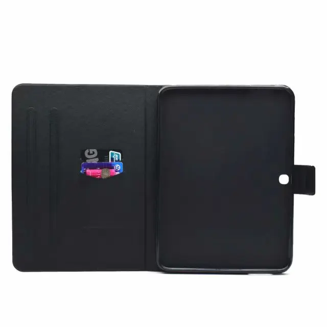 Кожаный чехол-подставка для samsung Galaxy Tab 3 10,1, умный чехол P5200, P5220, P5210, GT-P5200, планшет, откидная подставка, чехол с рисунком