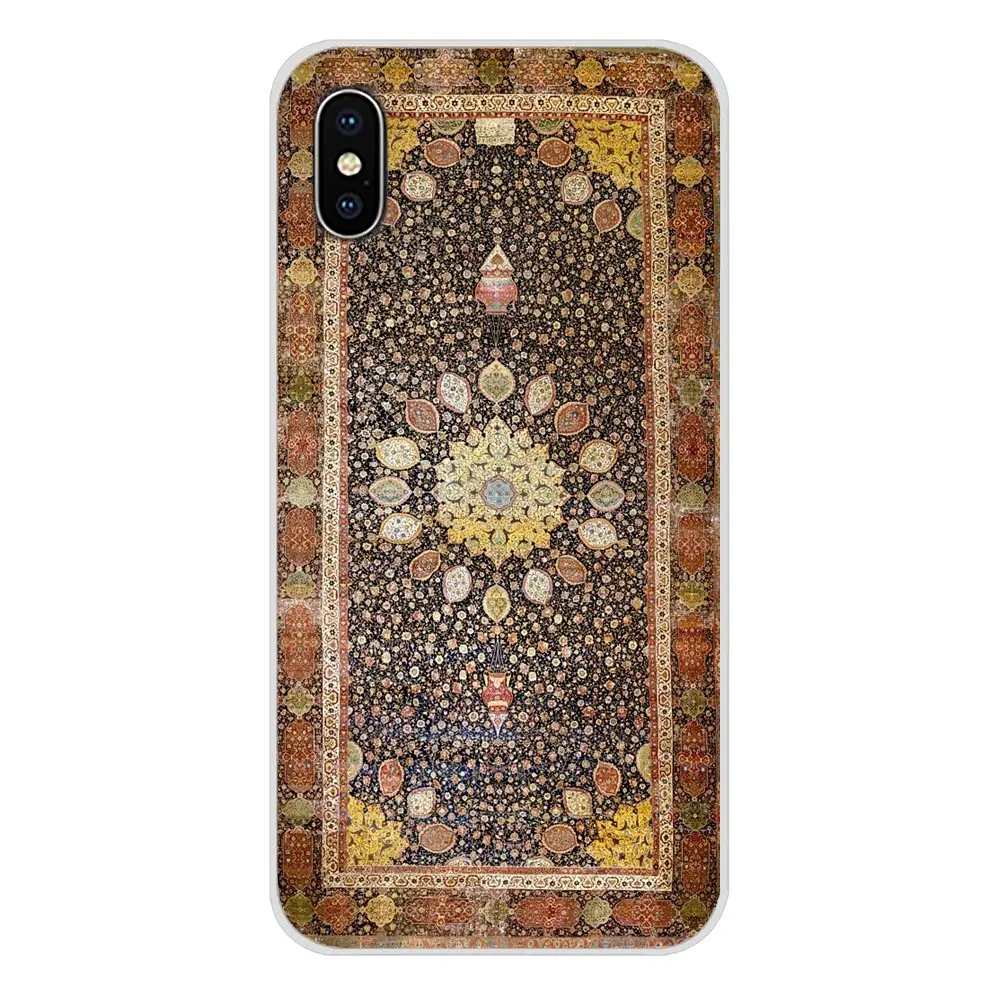Персидский ковер с цветочным узором мягкий чехол для Xiaomi Redmi Note 6A MI8 Pro S2 A2 Lite Se MIx 1