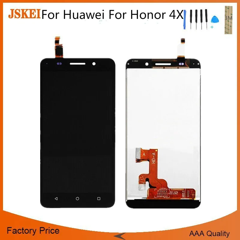 5 дюймов заводская цена для Huawei Honor 4X G735 Gplay ЖК дисплей с сенсорным экраном стекло