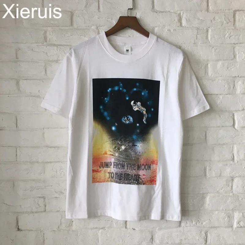 Xieruis 2018 новый модный бренд короткий рукав лето Для мужчин футболки хип-хоп