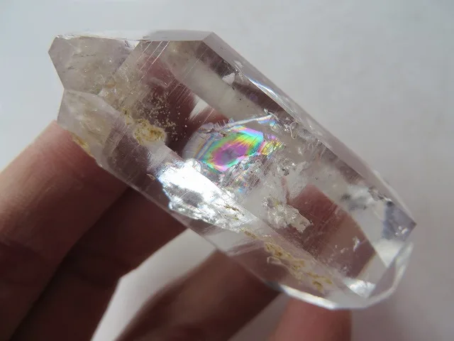 AAA супер прозрачный кварцевый кристалл алмаз херкимера с большими радужными