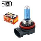 Галогенные лампы H8, противотуманные фары высокой мощности, 12 В, 35 Вт