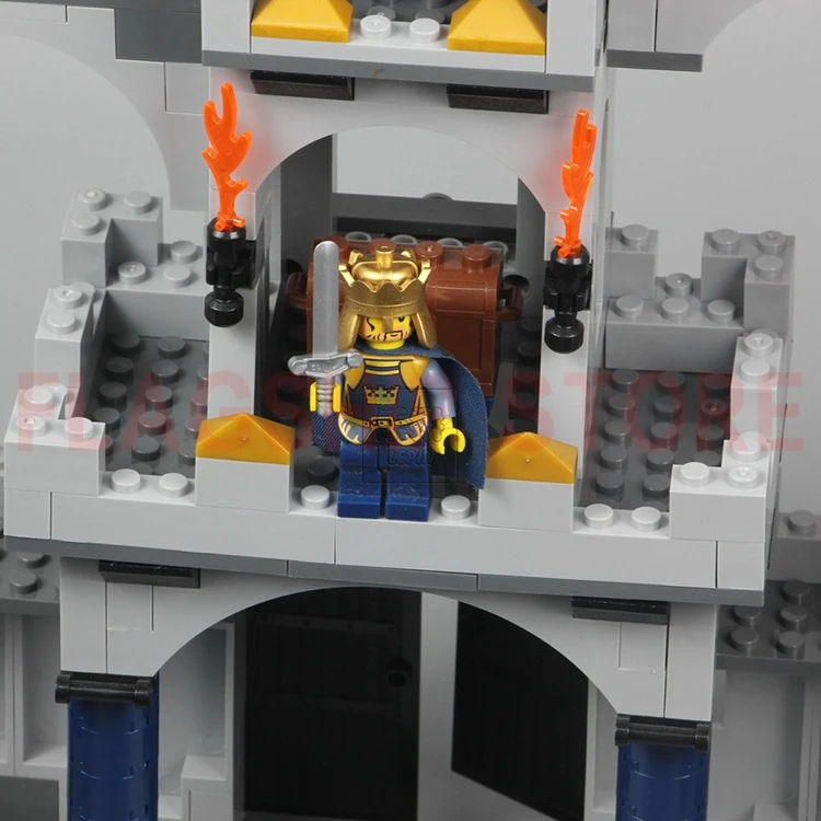 DHL IN Stock LP 16017 1023pcs Castle Kits The King's Siege Building Block Clone 7094 Brick lesoings Toys | Игрушки и хобби