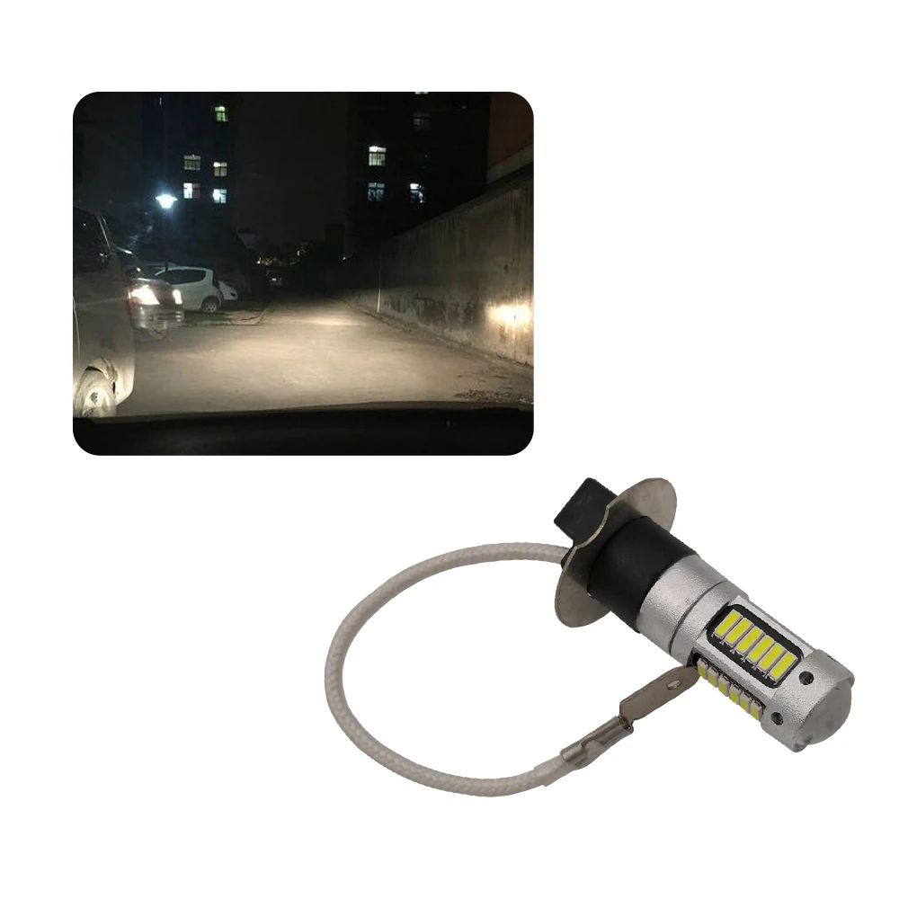 2 шт 12V H3 880 881 T10 4014 30SMD светодиодный белые Противотуманные фары дневные DRL