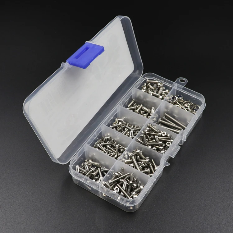 Инструмент Rc из нержавеющей стали Набор шестигранных гаек для 1/10 Гусеничный