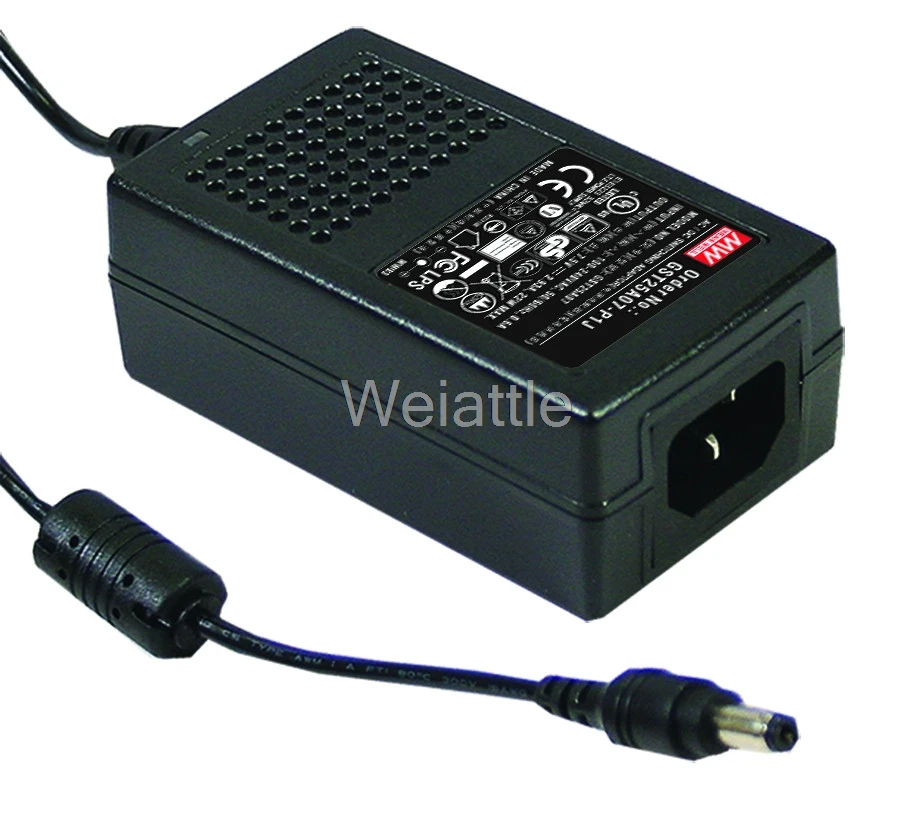 

MEAN WELL original GST25A12-P1J 12V 2.08A meanwell GST25A 12V 25W AC-DC High Reliability Industrial Adaptor