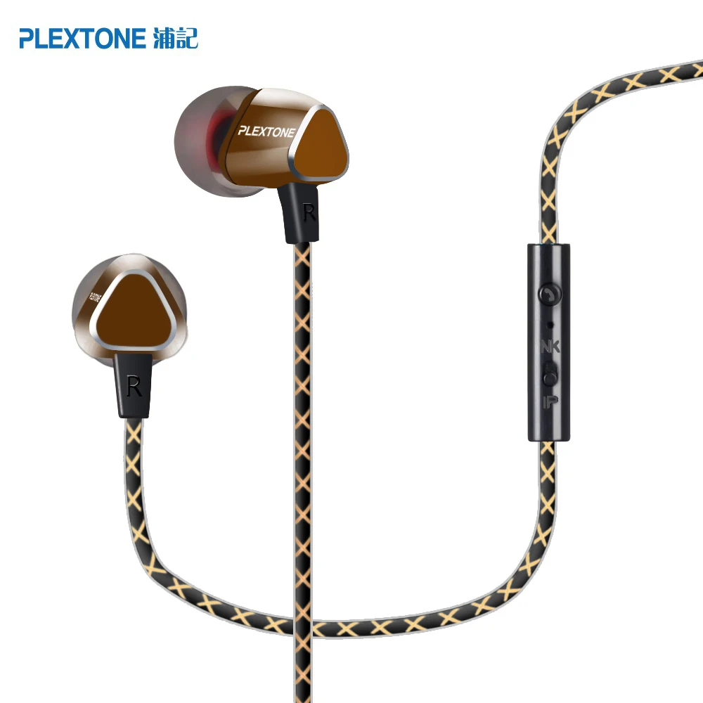Наушники-вкладыши PLEXTONE X36M противошумные Hi-Fi наушники-вкладыши с микрофоном и