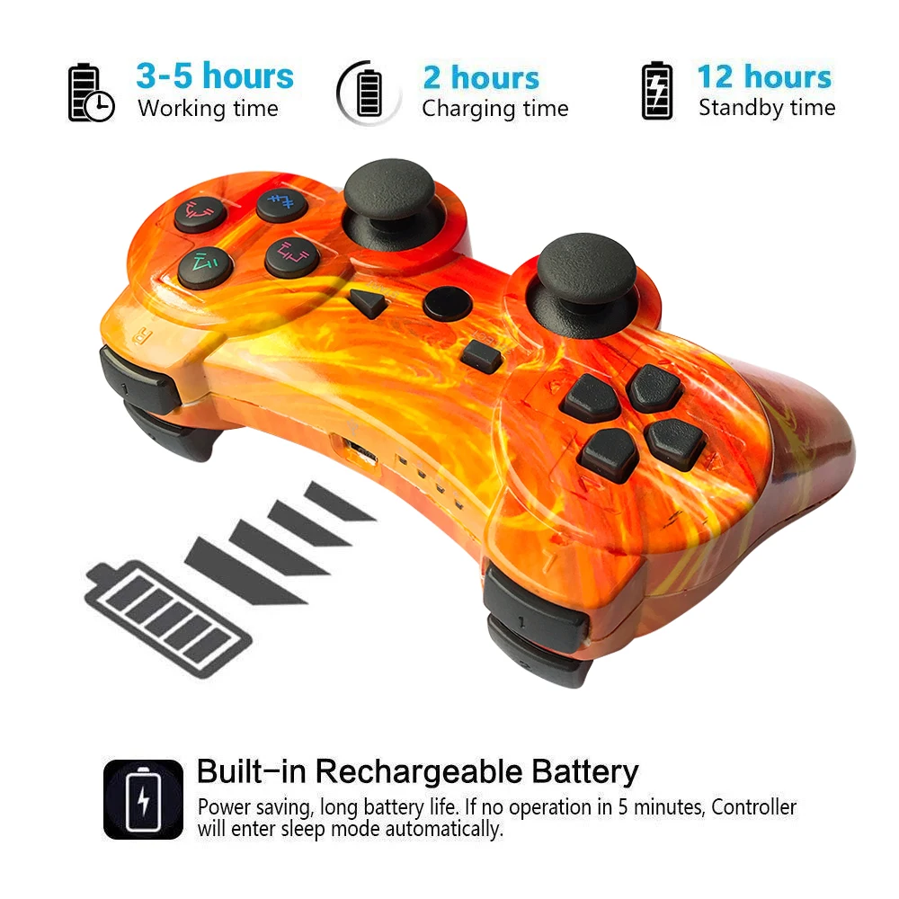 Беспроводной Bluetooth геймпад K ISHAKO для PS3 контроллер Playstation3 двойной шок игровой