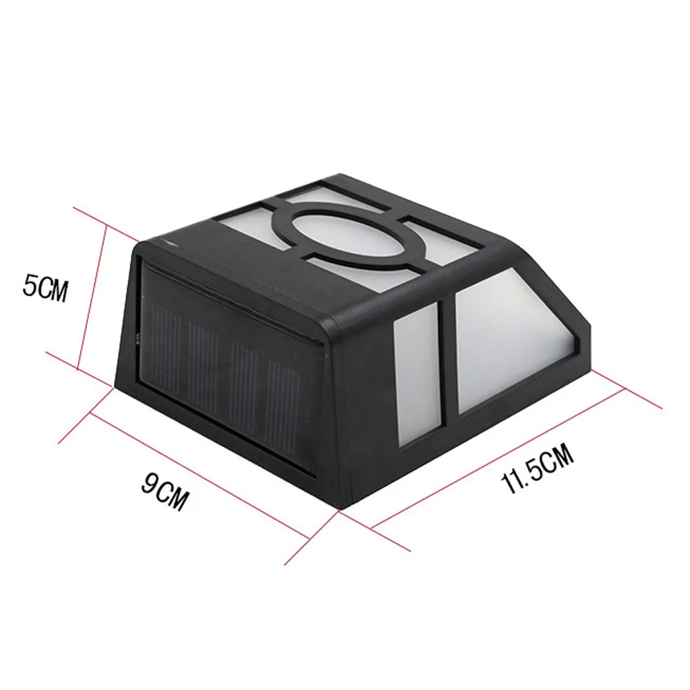 Лампа солнечная 2 LED наружная садовая настенная дорожка дворовая Ландшафтная