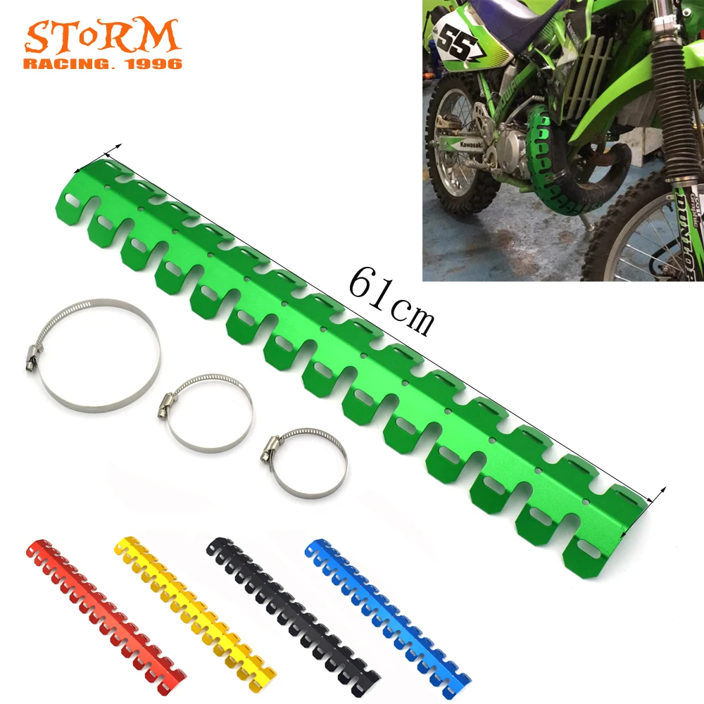 

Aluminum Exhaust Pipe Muffler Heatproof Protection Heat Shield Cover For KTM Honda Yamaha Suzuki Kawasaki