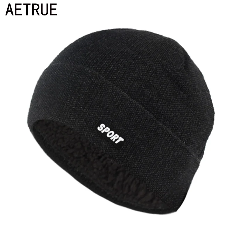 Зимняя шапка бини Skullies вязаная зимние головные уборы для мужчин и женщин