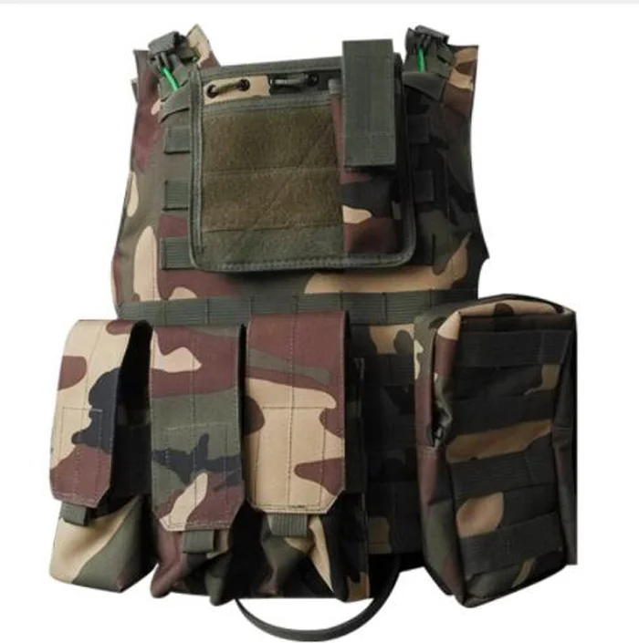 Солдат Военная униформа, камуфляж жилеты Airsoft нейлоновый Жилет Molle армейская боевой тактический жилет