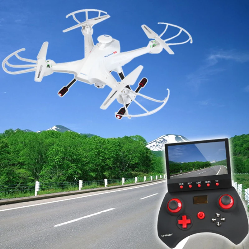 Lian Шэн Небесно Охотник LS 128 2 4G 4CH 6 ось FPV Квадрокоптер с безголовым режимом и