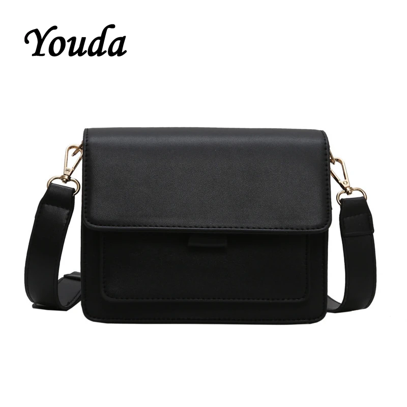 Youda корейская мода простой стиль женская откидная сумка на плечо элегантная