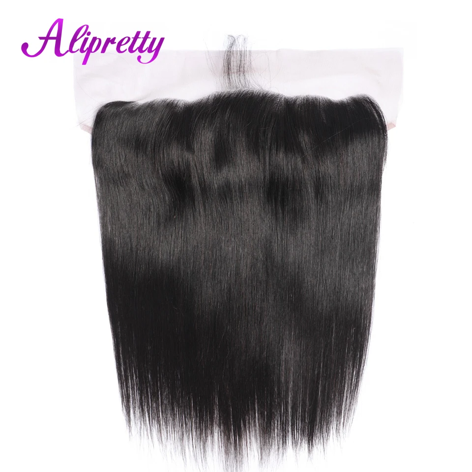 Alipretty волосы 13x4 Кружева Фронтальная Закрытие 8 &quot-20&quot бразильские прямое