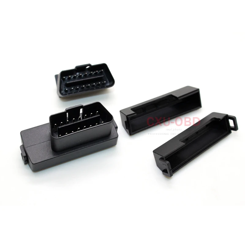 Бесплатная доставка 16-контактный штекер OBD OBD2 адаптер II коннектор OBDII соединитель