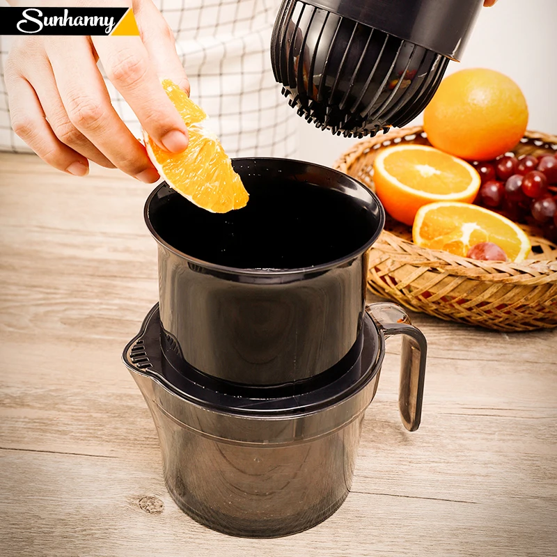 

Sunhanny Manual Citrus Juicer for Orange Lemon Handhold Squeezer Lime Fruit Press 100% Original Juice for Child Healthy Life