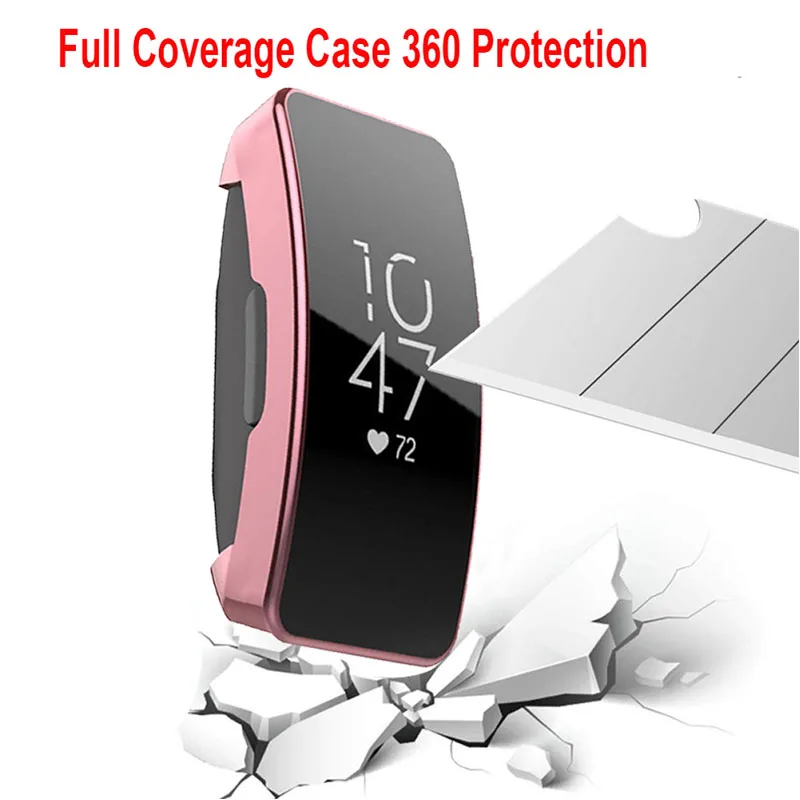 TPU Protective Case Shell Cover for Fitbit Inspire Smart Watch Replacement fitbit HR Accessories | Электроника